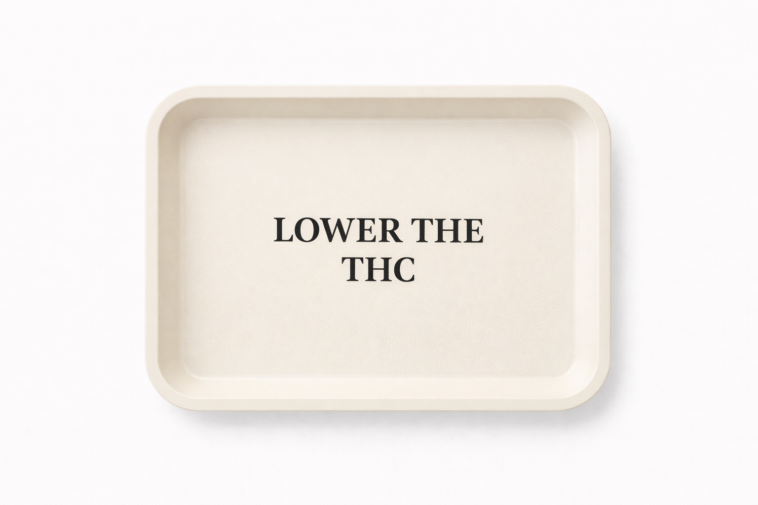 Lower the THC tray in a styled setting.